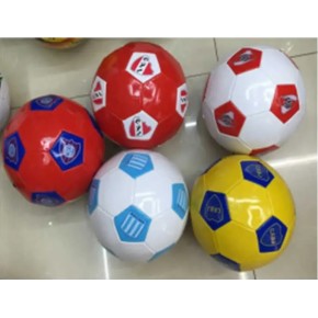 Футбольный мяч 5 видов, вес 280-300 граммов, материал PVC, размер №5 /100/ C55300