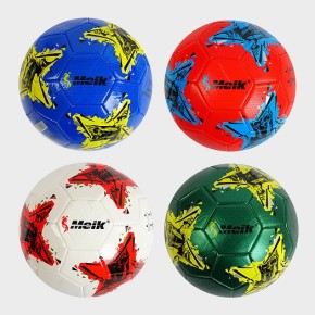 М`яч футбольний C 55993 (50) 4 види, вага 320-340 грам, матеріал TPU, гумовий балон, розмір №5