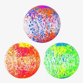 Мяч резиновый 2 вида, размер 9'' /300/ C56605
