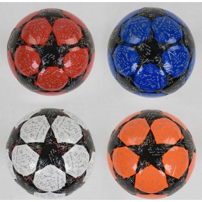 Мяч Футбольный РАЗМЕР №2, материал PVC, 100 грамм, баллон резиновый, 4 вида /150/ C40080