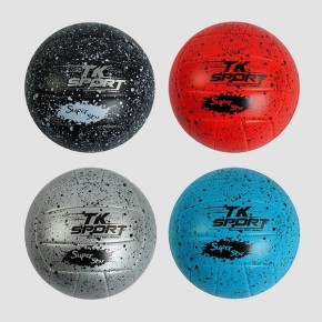 Мяч волейбольный 4 вида 300 г материал PU, баллон резиновый /60/ C44412