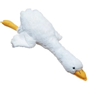 М'яка іграшка Гусак (подушка обіймашка) 70 см білий М70-Б