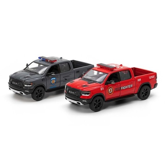 Модель пикап металлический DODGE RAM 5'' Police/FireFighter KT5413WPR 2 цвета