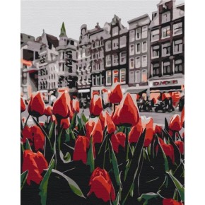 Картина за номерами Тюльпани Амстердаму 40х50 см BS34169