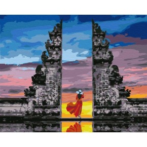 Картина за номерами Мандрівниця на Балі 40х50 см BS37987