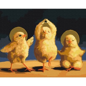 Картина по номерам Духовные цыплята © Lucia Heffernan 40х50 см BS53473