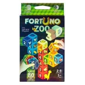 Настольная игра Danko Toys Fortuno 3D Zoo 