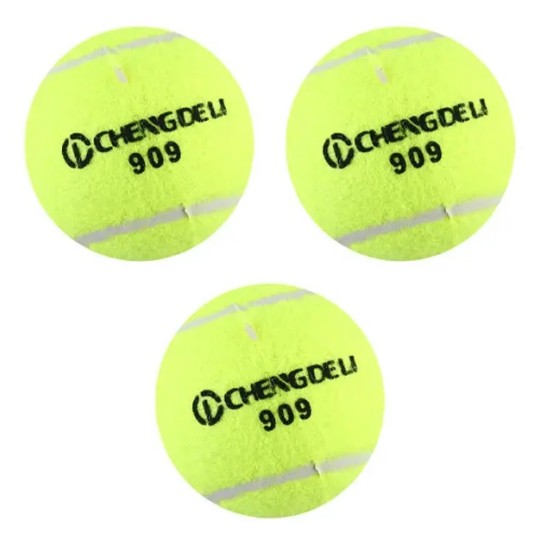 М'ячики для тенісу 3 штуки /80/ 909