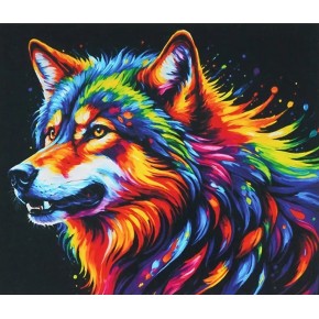 Картина за номерами WToys Вовк 40х50 см WA300351