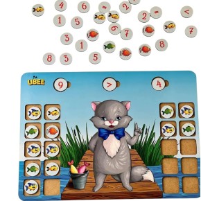 Развивающая игра сортер Ученый котик (ПСД237)