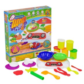 Тесто для лепки 4FUN Game Club Маленький Шеф повар (7297)