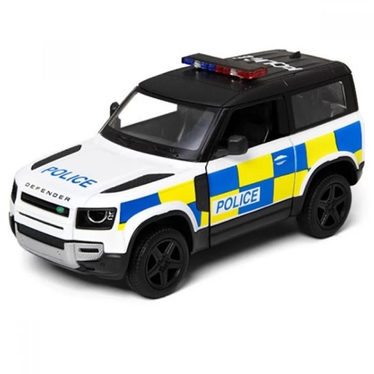 Машинка металлическая джип Land Rover Defender 90 5'' Police (KT5428WP)