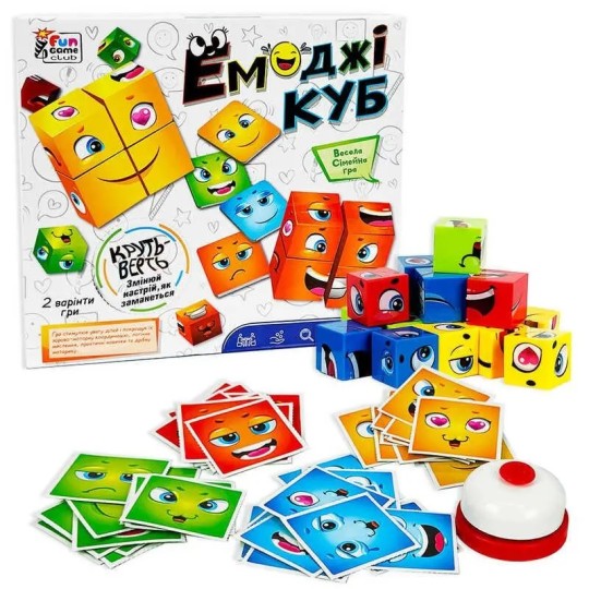 Настольная игра 4FUN Game Club Эмоджи куб (68831)