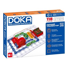 Конструктор електронний Doka 118 схем (D70701)