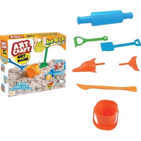 Кинетический песок Art Craft dede Пляжный 500 г (3647)
