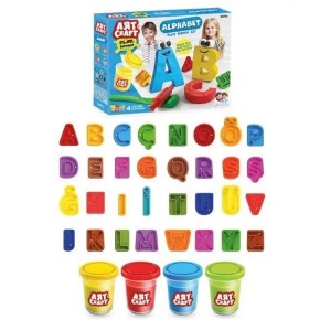 Набор для творчества из теста Art Craft Алфавит 224 г (3731)