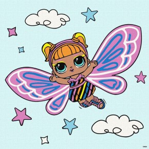 Картина по номерам L.O.L. Surprise! O.M.G. Fairies Flutterstar 40х40 см (КНО1090)