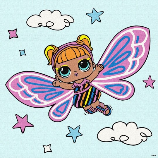 Картина по номерам L.O.L. Surprise! O.M.G. Fairies Flutterstar 40х40 см (КНО1090)