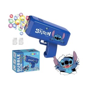 Пістолет з мильними бульбашками Stitch на батарейках (889-6)