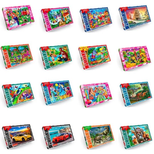 Пазли Danko Toys 260 елементів (C260-12-01,02,03,04...16)