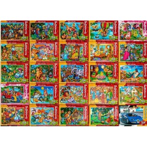 Пазли Danko Toys 54 елемента Мікс (160) (C54-...-...)