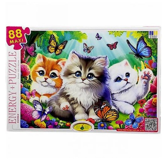 Пазлы Энергия+ Котики 88 элементов (88304)