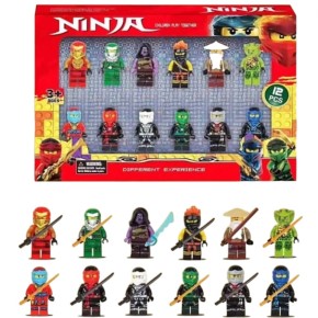 Набор фигурок Ninja 12 штук (22636)
