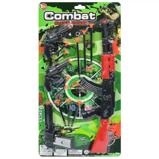 Игровой набор оружия Комбат 28.5х57х3 см (620-45)