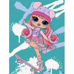 Картина по номерам Tweens LOL Skate Dance Ali Dance 30х40 см (КНО1208)