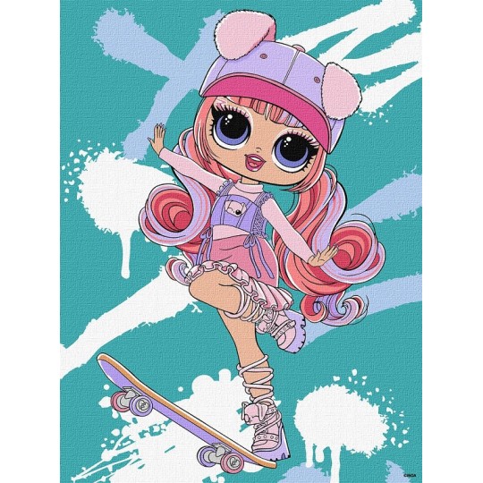 Картина по номерам Tweens LOL Skate Dance Ali Dance 30х40 см (КНО1208)