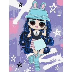 Картина по номерам Tweens LOL Skate Dance Aya Cherry 30х40 см (КНО1213)