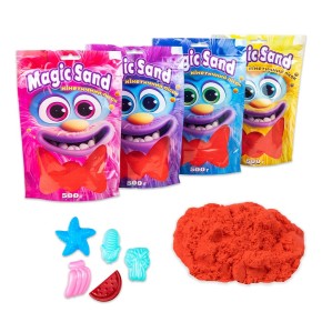 Кинетический песок Стратег Magic sand 500 г красный (39403-6)