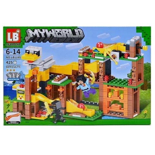 Конструктор LB+ MyWorld 39х26 см 425 деталей (LB1195)