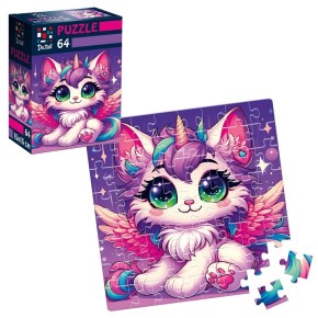 Пазлы De.tail Сказочный котенок 64 элемента (DT1234-20)