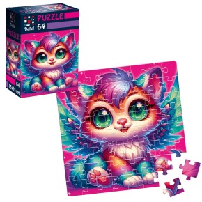 Пазлы De.tail Крылатый котенок 64 элемента (DT1234-04)