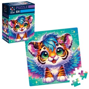 Пазлы De.tail Крылатый тигреня 64 элемента (DT1234-02)