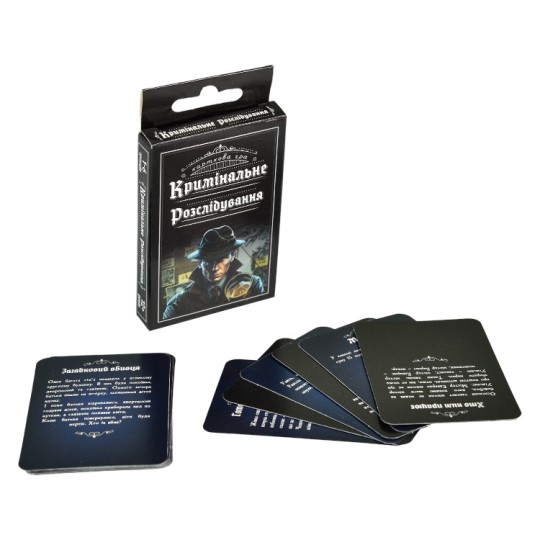 Карточная игра Strateg Криминальное расследование (30418)
