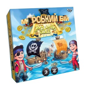Настольная игра Danko Toys Морской бой Pirates Gold (G-MB-03U)