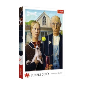 Пазлы Trefl Американская готика 500 элементов (37526)
