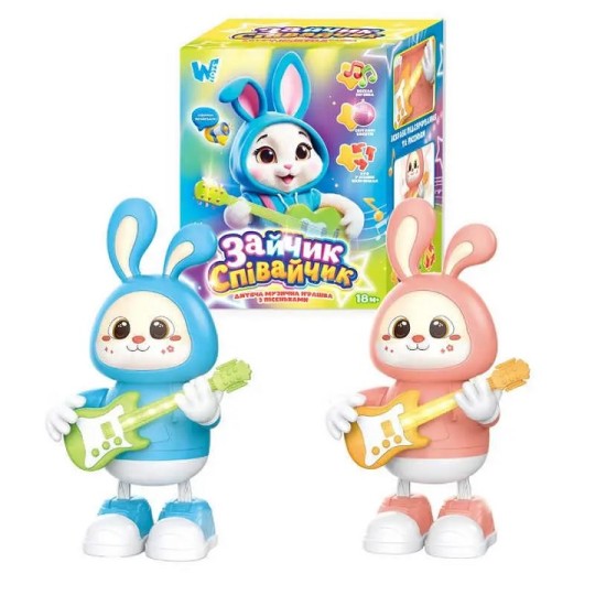 Музична іграшка WToys Зайчик Співайчик (80244)
