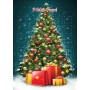 Адвент-календарь Талант Веселые игрушки для дошкольников Christmas sticker book