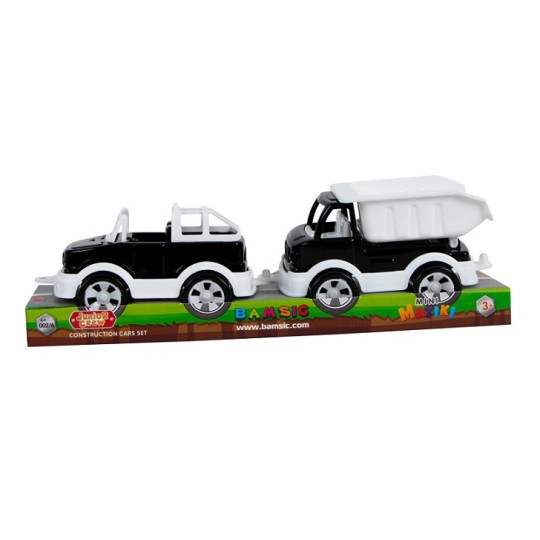 Игрушечный набор Bamsic грузовик Mini Matiki 13.5 см 2 штуки (002/6)