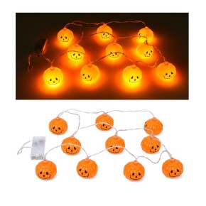 Гірлянда для свята Halloween Гарбуз 10 штук (MK5758)