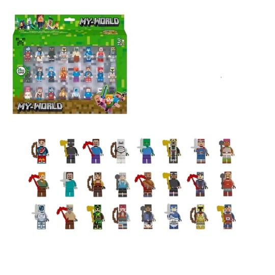 Игрушечные фигурки Герои 24 штуки (86084)