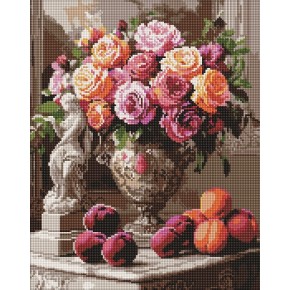 Алмазная мозаика Ideyka Изысканные розы 40х50 см (AMO8122)