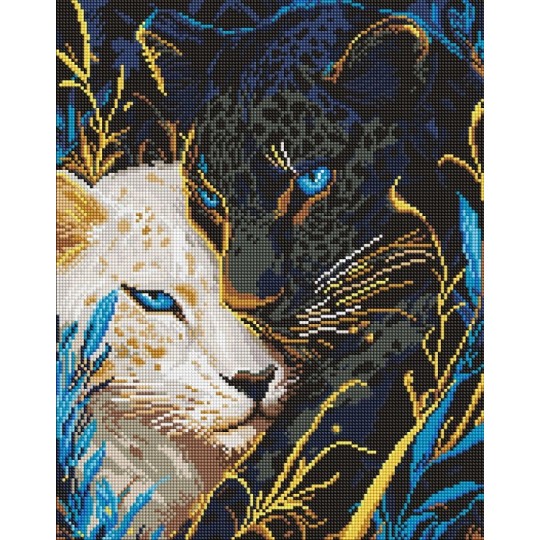 Алмазная мозаика Ideyka Инь ян 40х50 см (AMO8240)