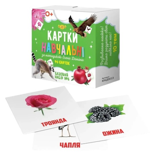 Картки за методикою Глена Домана Базовий набір №6 70 карток (150218)