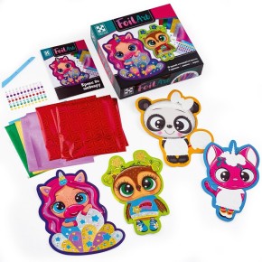 Набір для творчості Vladi Toys Foil Art Чарівні тваринки (укр) (VT4433-10)