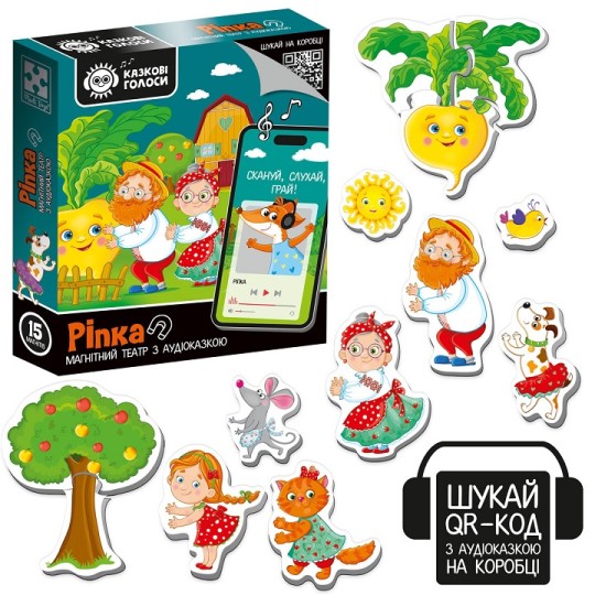 Настільна гра Vladi Toys магнітний театр з аудіоказкою Ріпка (VT3206-40)