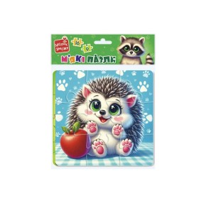 Мягкие пазлы Vladi Toys Енот и ёжик (VT1102-36)